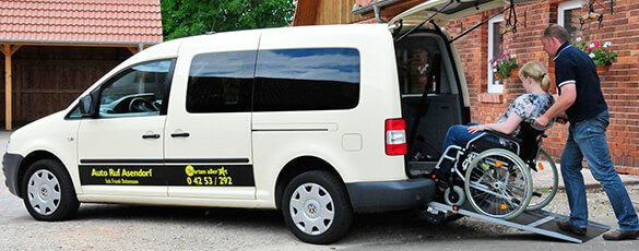 Taxi Ruf Asendorf: Wir bringen Behinderte zu ihren Bildungs- und Arbeitsstätten.